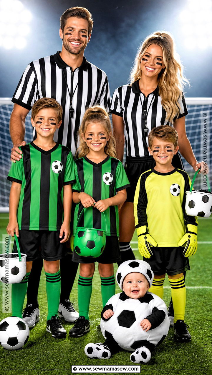 Soccer Team Family Costume - 45 family costumes
