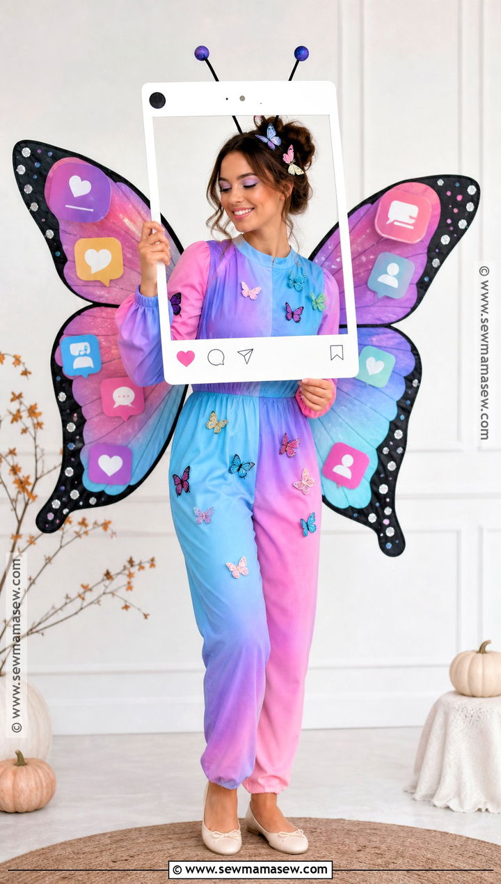 Social Butterfly Costume - 50 funny costumes