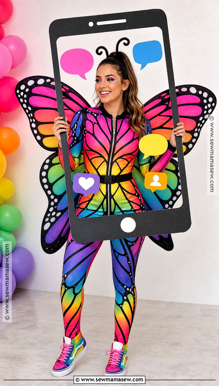 Social Butterfly Pun Costume - 45 costume party ideas