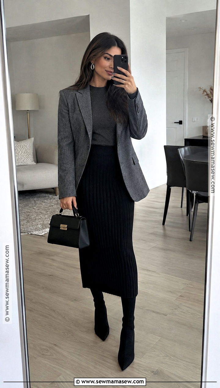 Sock Boots With A Knit Skirt - 15 2026 fall shoes for women