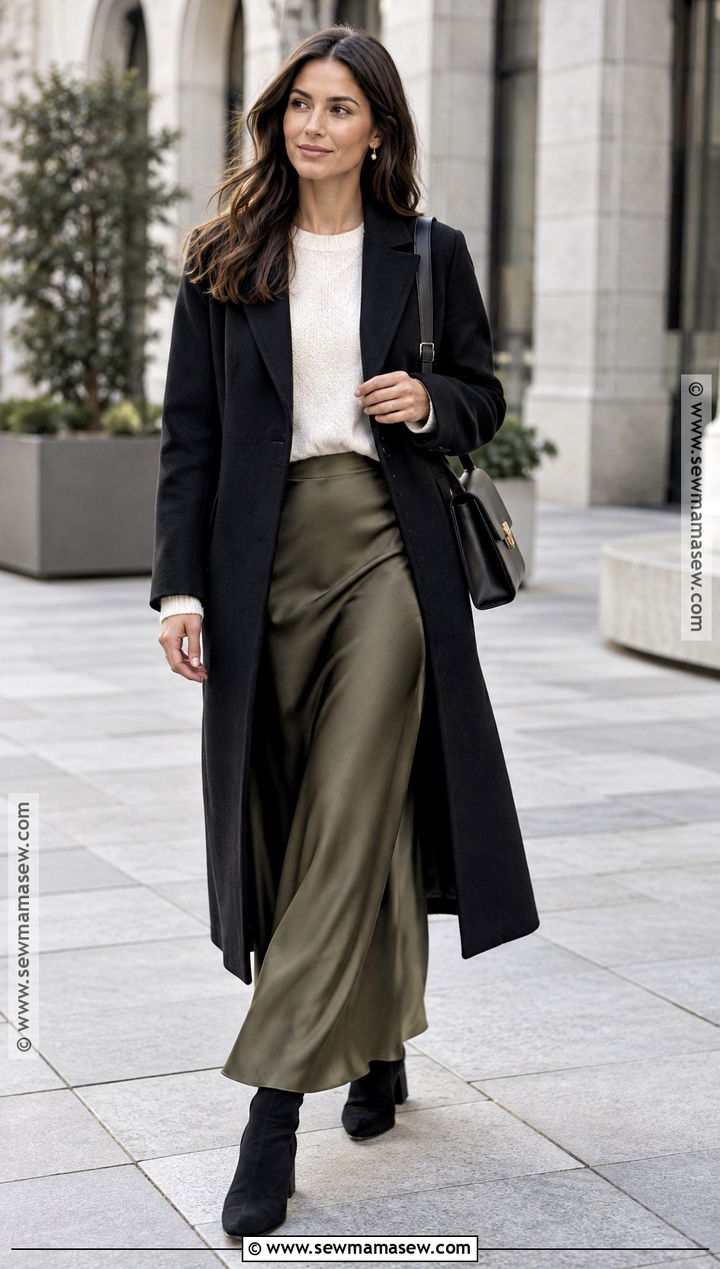 Sock Boots With Maxi Skirt - 25 fall boots aesthetic