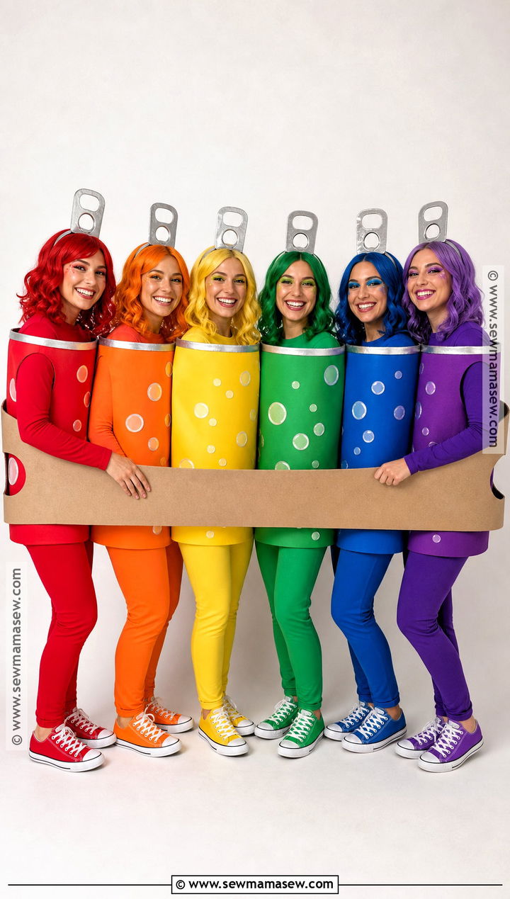 Soda Can Six Pack Group Of Six Halloween Costume - 30 group of six halloween costume ideas