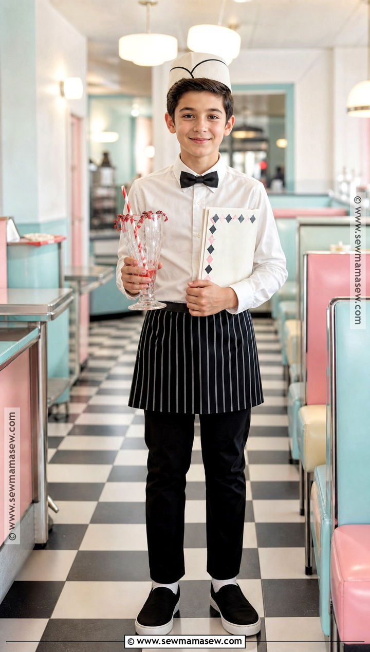 Soda Shop Server 50th Day of School Outfit - 30 50th day of school dress up ideas