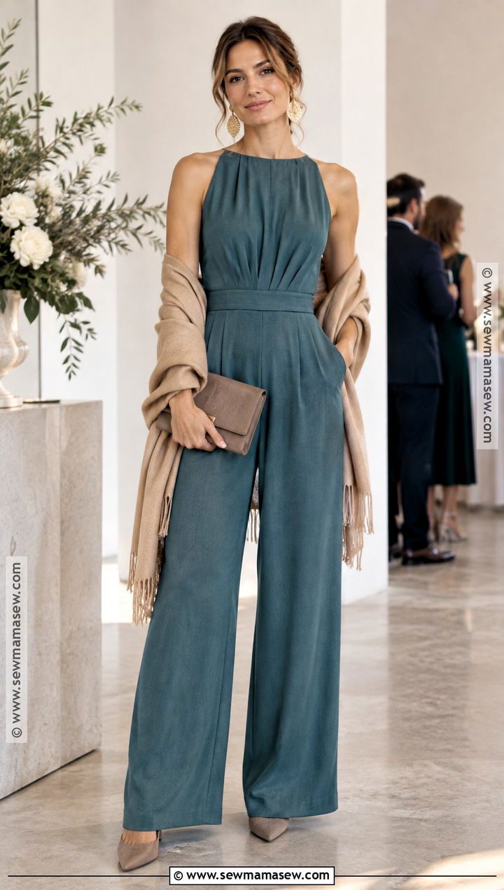 Soft Autumn Formal Jumpsuit Outfit - 25 soft autumn outfit ideas