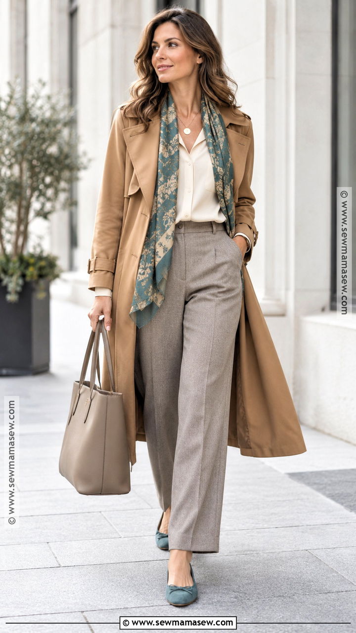 Soft Autumn Muted Teal Flat Outfit - 20 soft autumn shoes