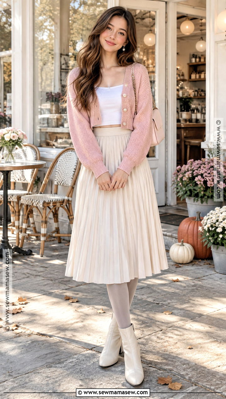 Soft Girl Fall Outfit - 15 Aesthetic Clothes Fall