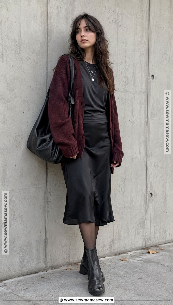 Soft Grunge Autumn Outfit - 20 Autumn Aesthetic Fashion Ideas