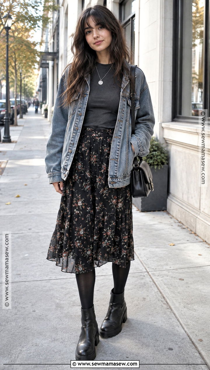 Soft Grunge Fall Outfit - 25 fall fashion aesthetic ideas