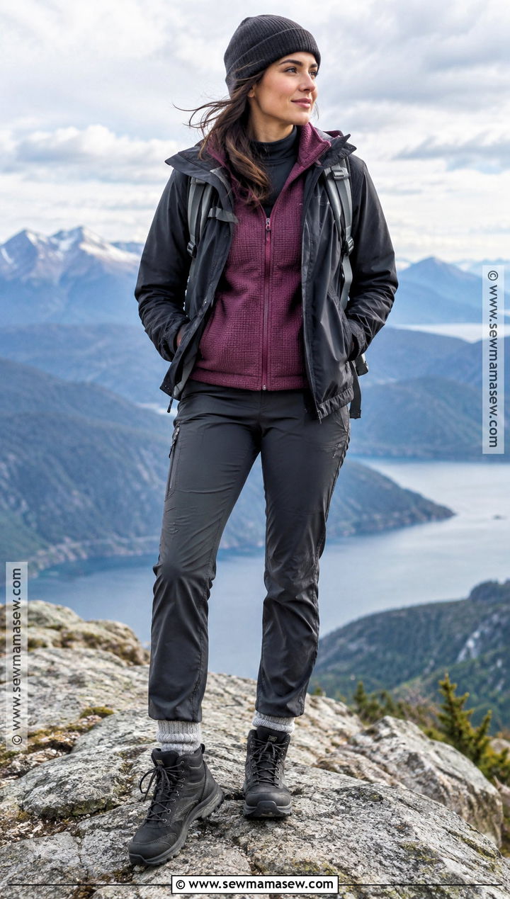 Softshell Pants Fall Hiking Outfit - 25 fall hiking outfits for women