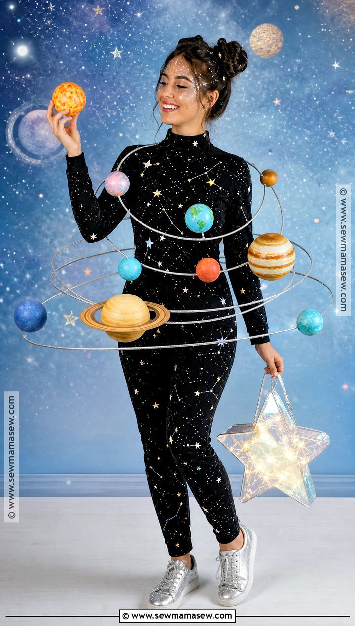 Solar System Costume With Orbiting Planets - 40 unique costumes