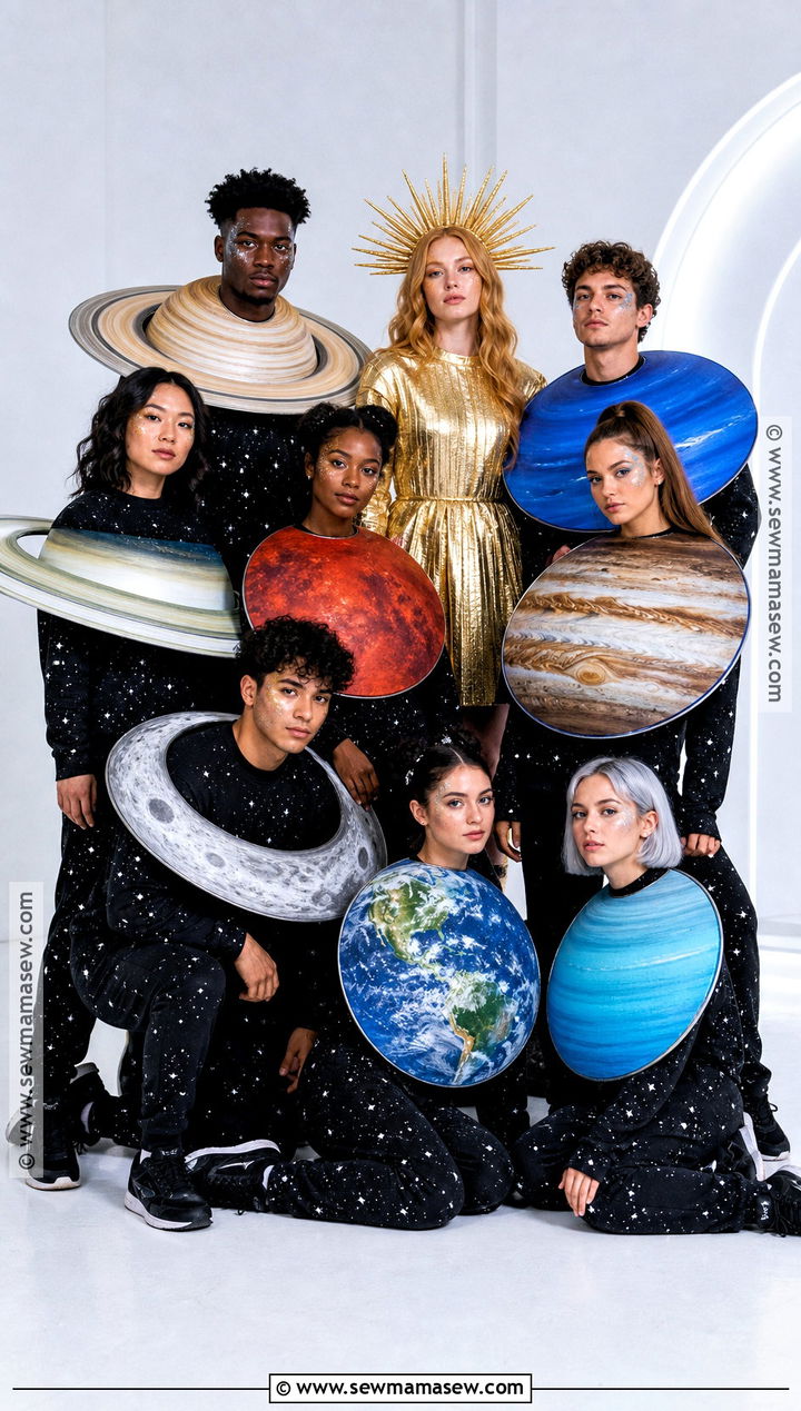 Solar System Group Costume - 45 clever halloween costumes