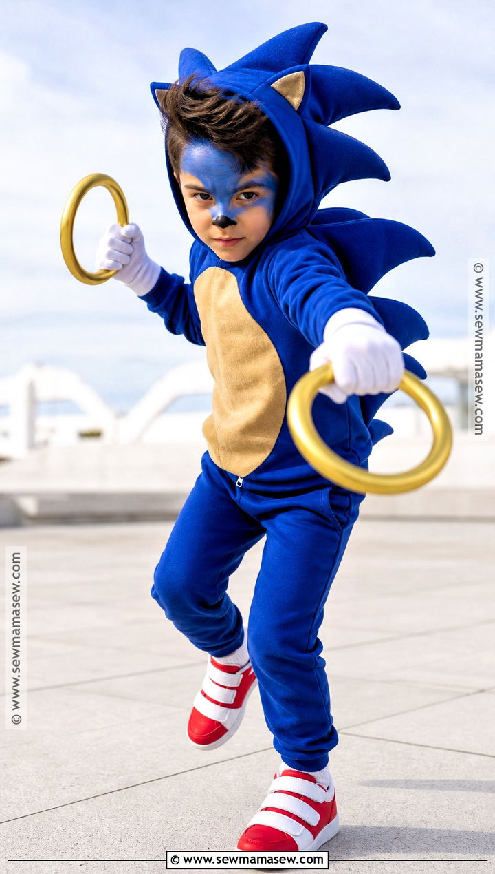 Sonic Costume For Boys - 35 kids halloween costumes for boys