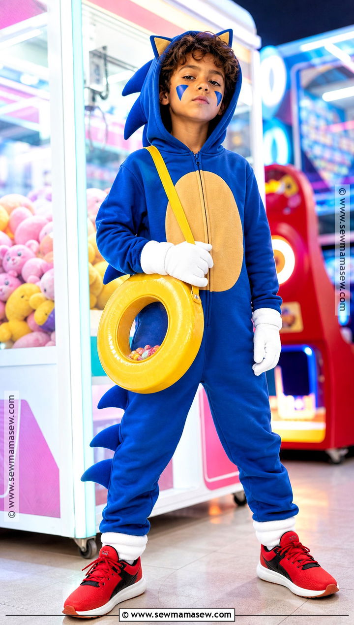 Sonic The Hedgehog Costume - 45 boy halloween costumes