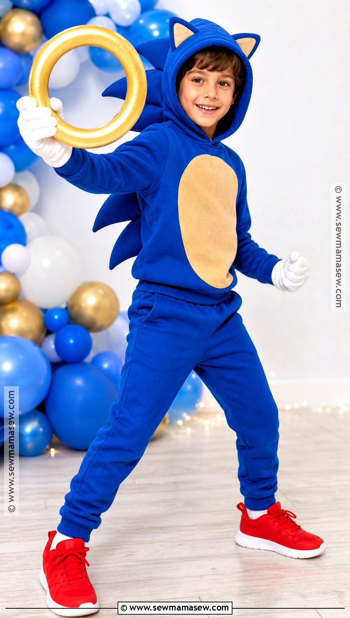 Sonic The Hedgehog Costume - 35 halloween costumes for boys