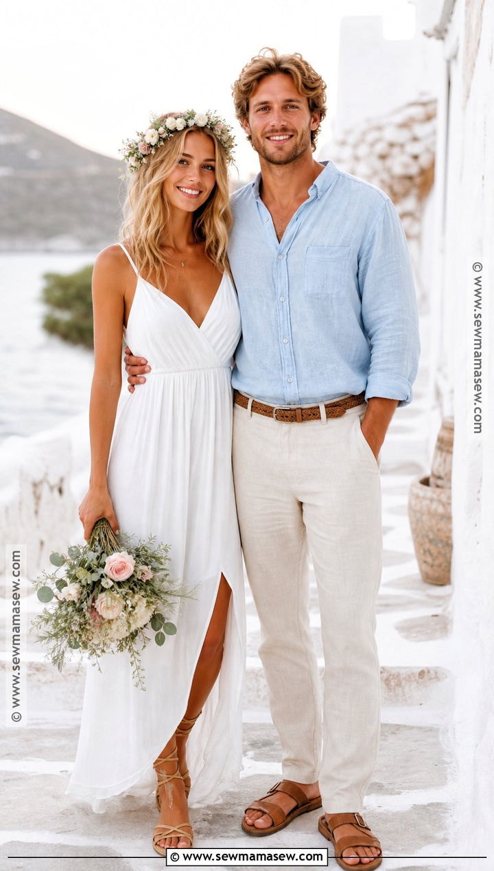 Sophie And Sky Couple Mamma Mia Costume - 35 mamma mia costume ideas