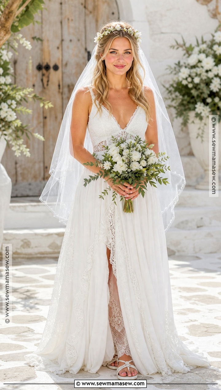 Sophie Wedding Costume - 30 mama mia costume ideas
