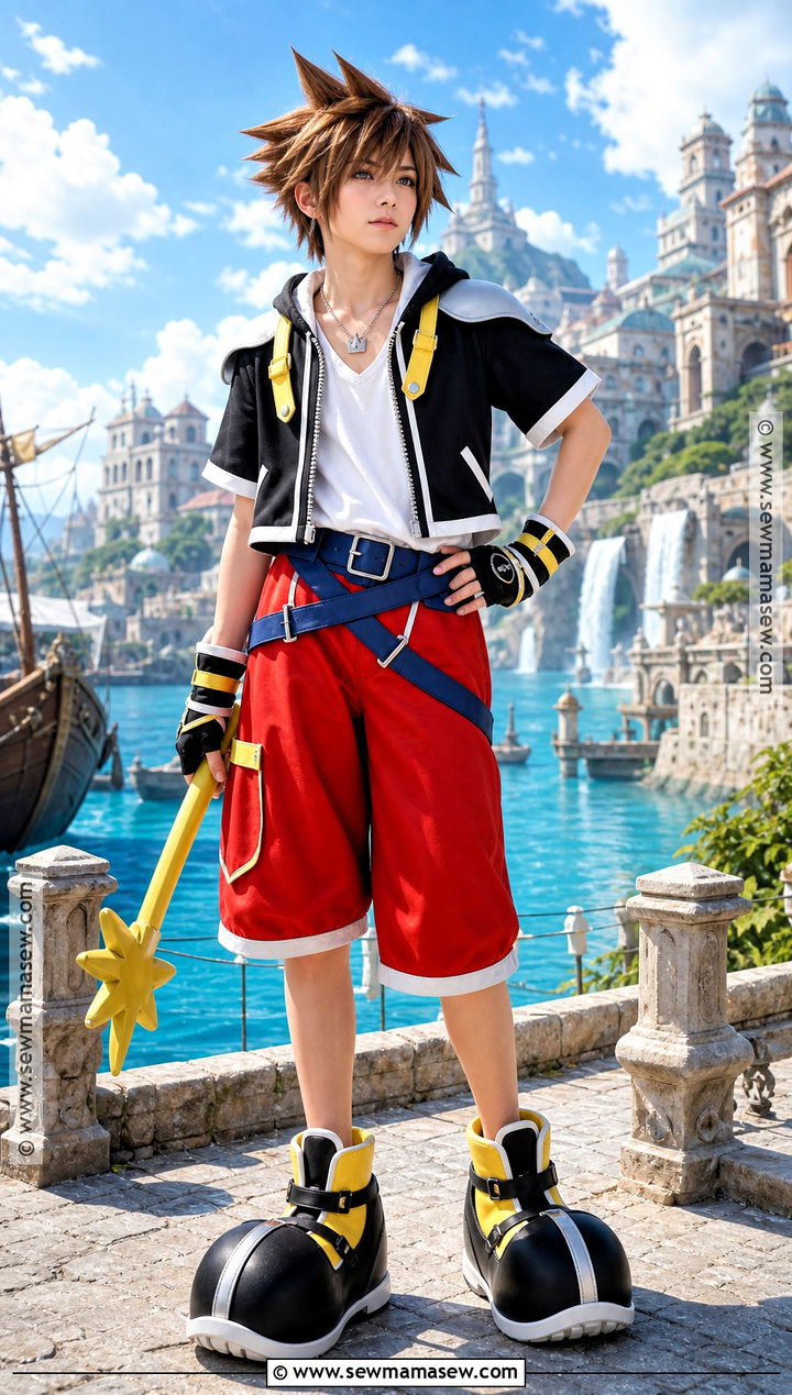 Sora Costume With Spiky Brown Hair - 30 short brown hair costume ideas