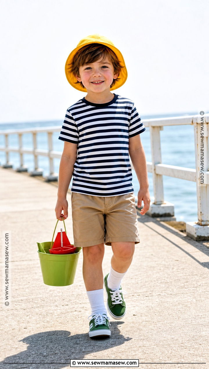 Sosuke Costume With Striped Shirt - 30 studio ghibli costume ideas