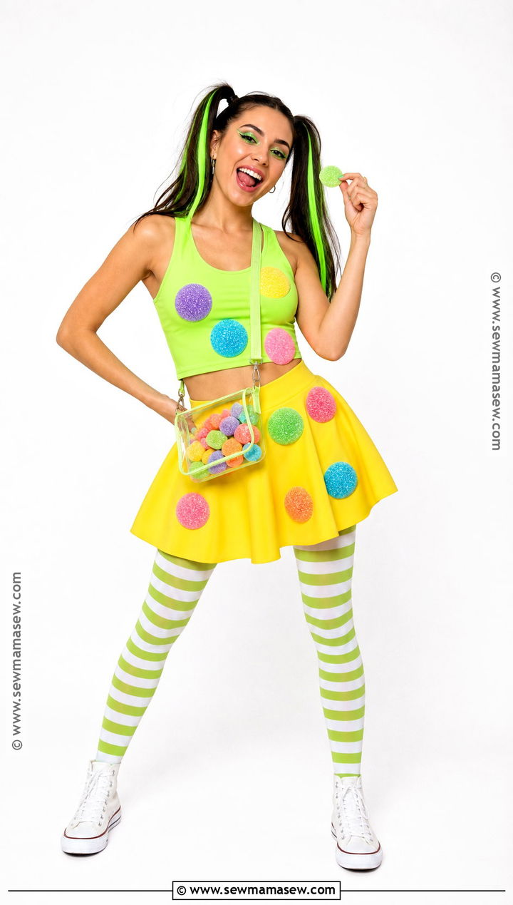 Sour Candy Girl Costume - 30 Candy Girl Halloween Costume Ideas