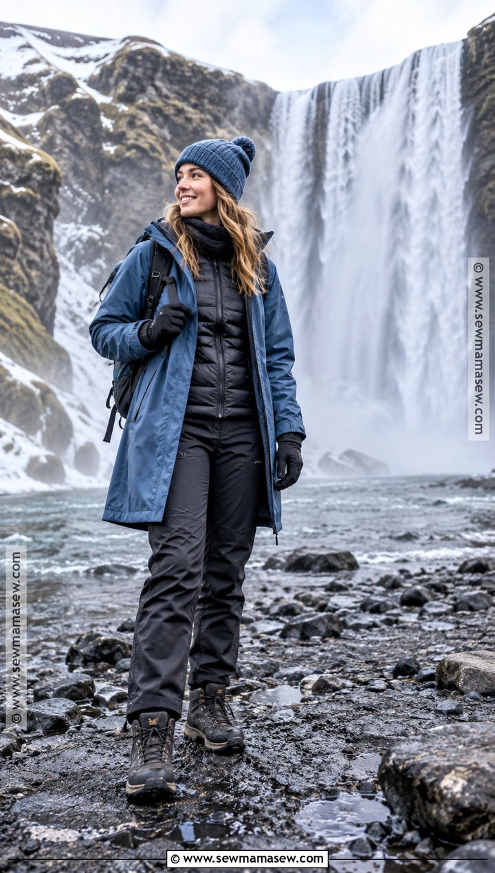 South Coast Waterfall Iceland Fall Outfit - 15 iceland fall outfits