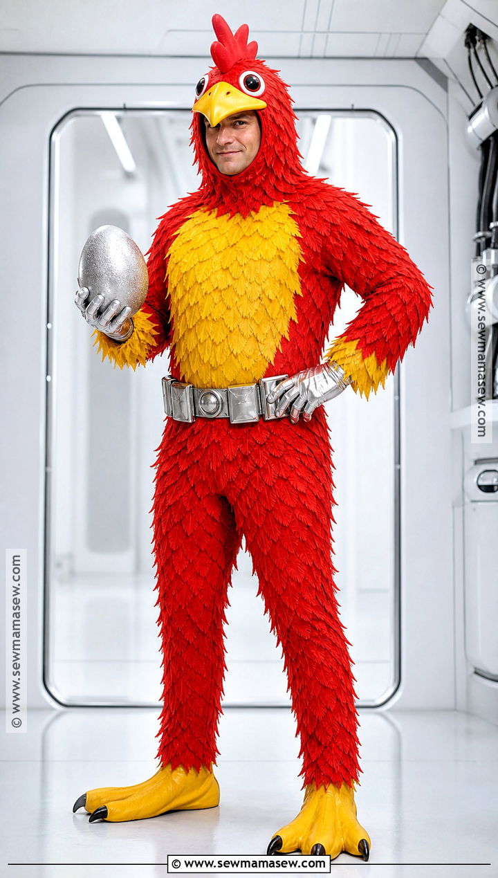 Space Chicken Costume - 30 courage the cowardly dog costume ideas