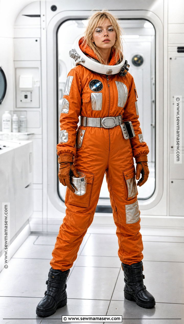 Space Explorer Kenny Cosplay With Orange Jumpsuit - 30 Kenny Cosplay Ideas