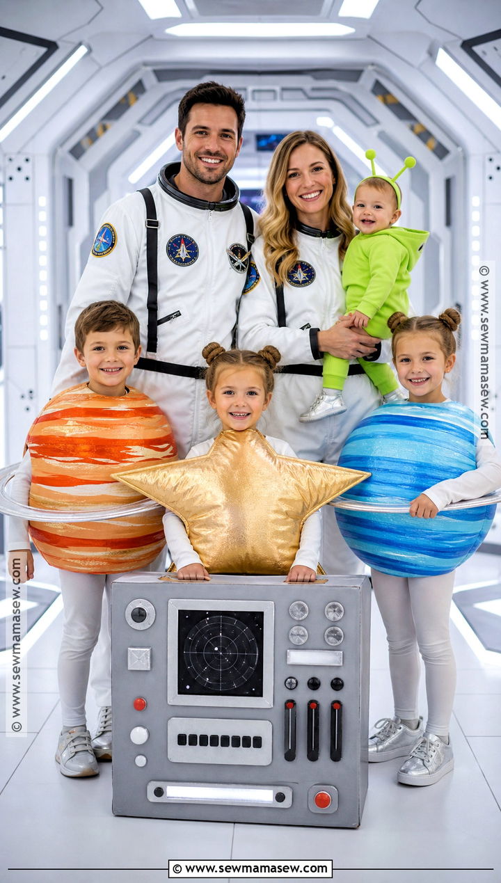 Space Family Costume With Toddler - 35 family halloween costumes with for toddlers