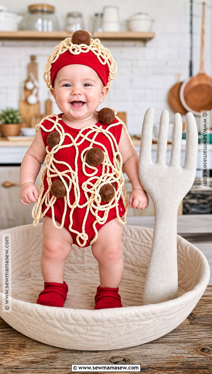 Spaghetti And Meatballs Baby Costume - 30 funny baby costumes