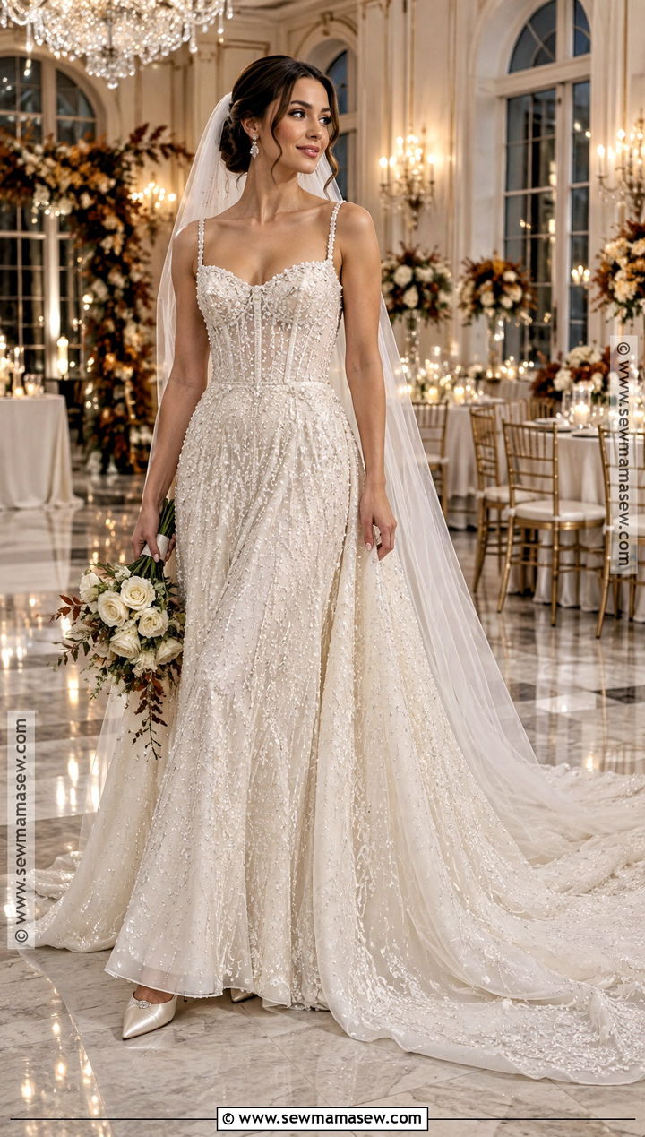 Sparkling Beaded Bridal Gown - 15 Fall 2026 Bridal Gowns
