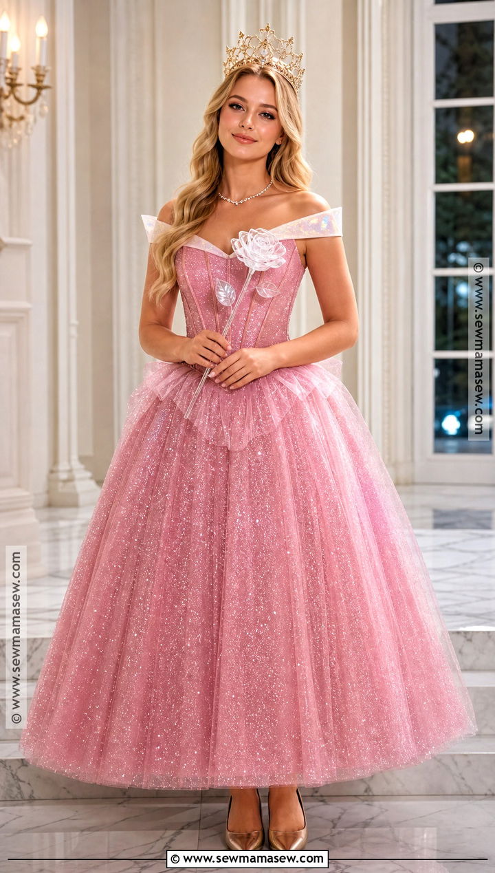 Sparkly Aurora Costume - 45 aurora costume ideas