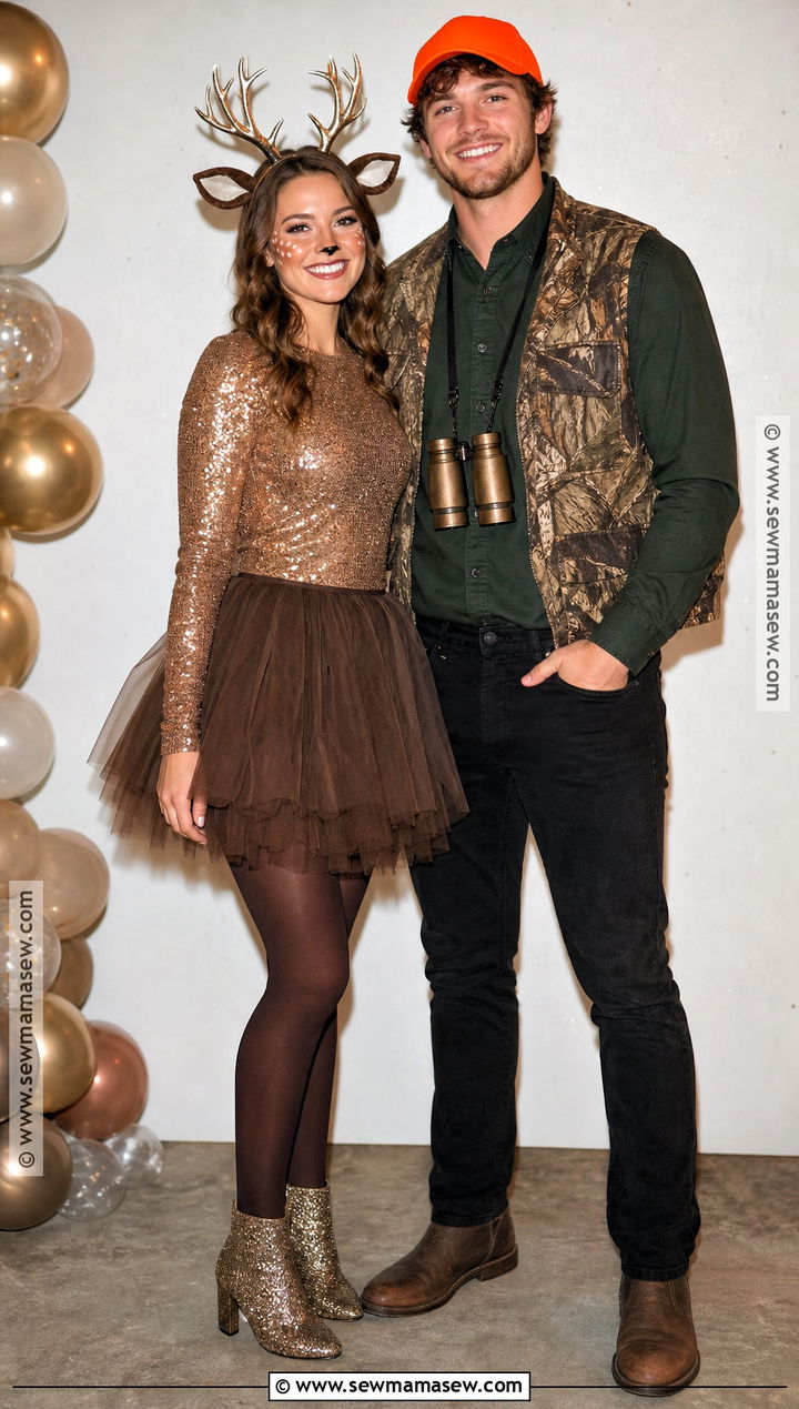 Sparkly Deer And Hunter Costume - 40 deer and hunter costume ideas