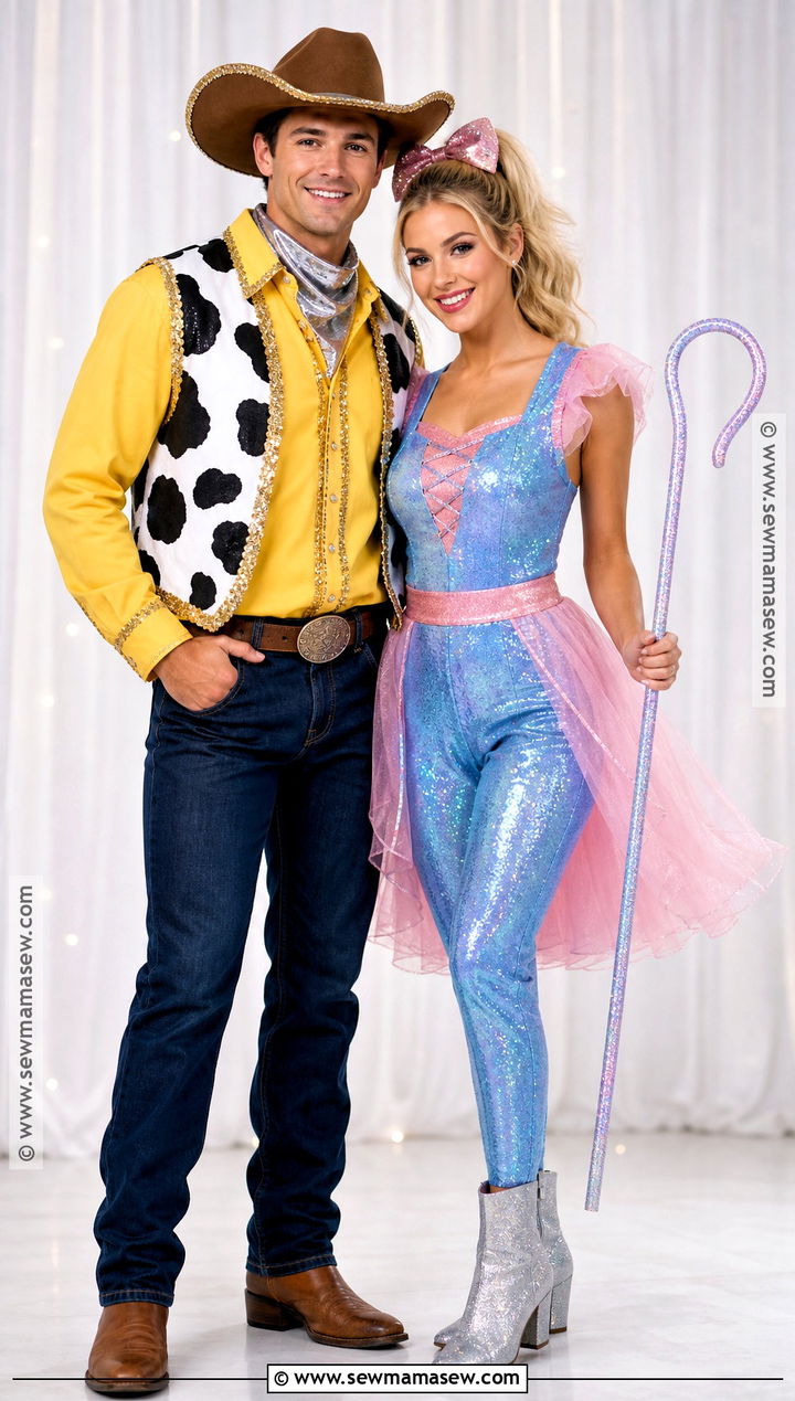 Sparkly Woody And Bo Peep Costume - 40 woody and bo peep costume ideas