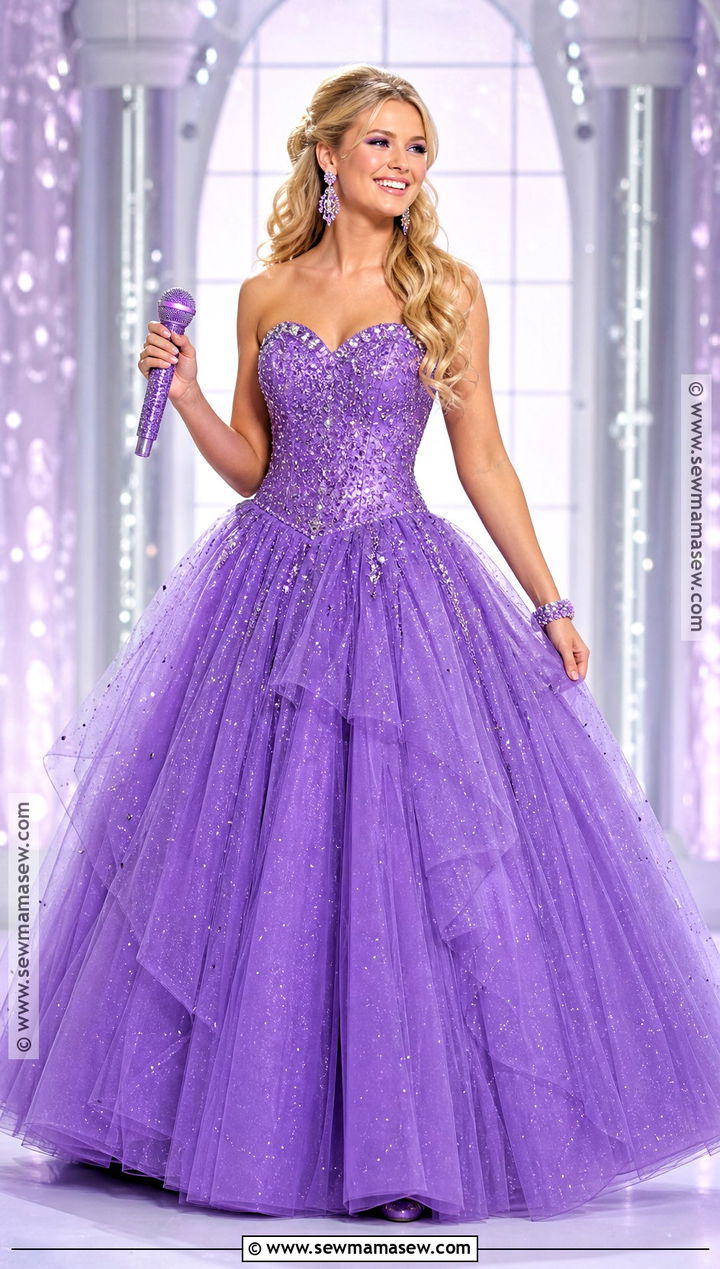 Speak Now Purple Ball Gown Taylor Swift Costume - 40 taylor swift halloween costume ideas