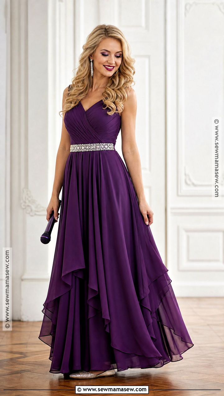 Speak Now Purple Gown Costume - 30 taylor swift costume ideas