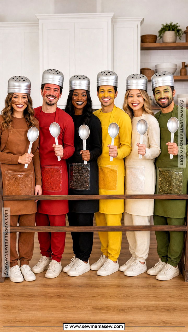 Spice Rack Group Costume - 35 Funny Group Halloween Costumes