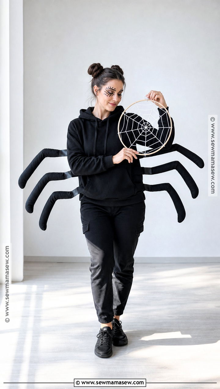 Spider Costume With Extra Arms - 50 simple halloween costumes