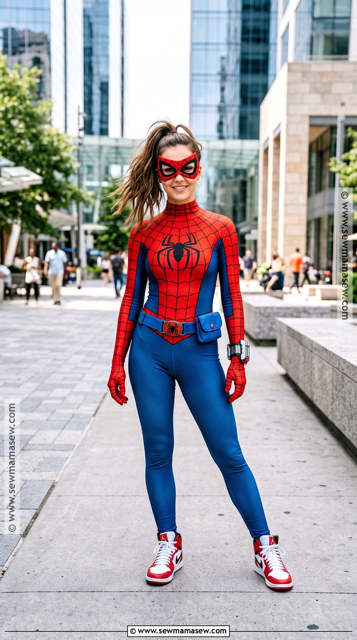 Spider Girl Red And Blue Costume - 30 spider woman costume ideas
