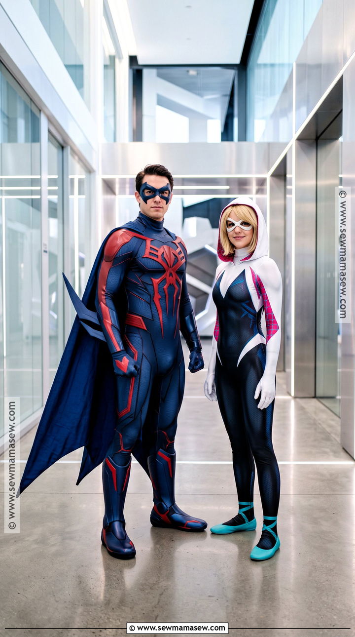 Spider Man 2099 And Spider Gwen Costume - 30 Spiderman Couples Costume Ideas