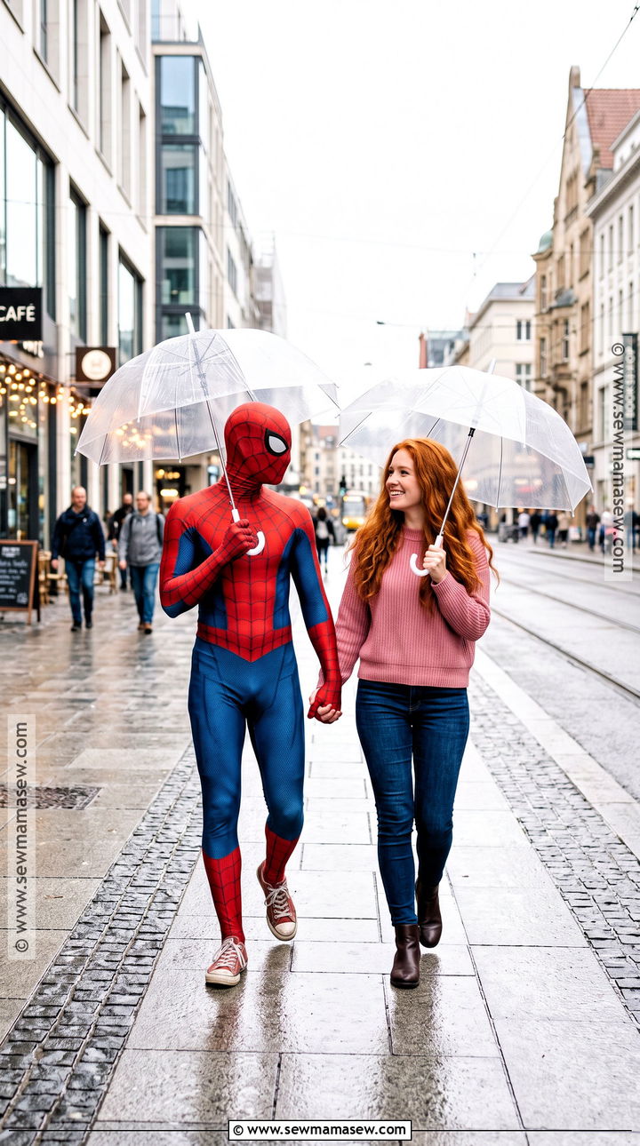 Spider Man And Mary Jane Rain Scene Costume - 30 Spiderman Couples Costume Ideas