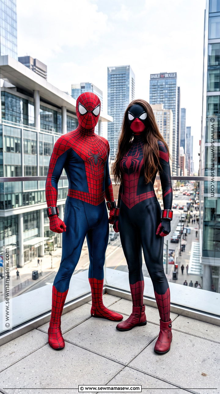 Spider Man And Silk Costume - 30 Spiderman Couples Costume Ideas