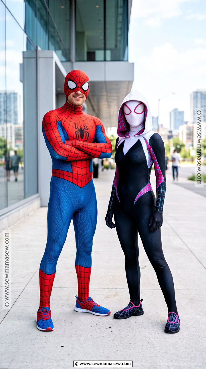 Spider Man And Spider Gwen Couple Costume - 40 superhero costume ideas