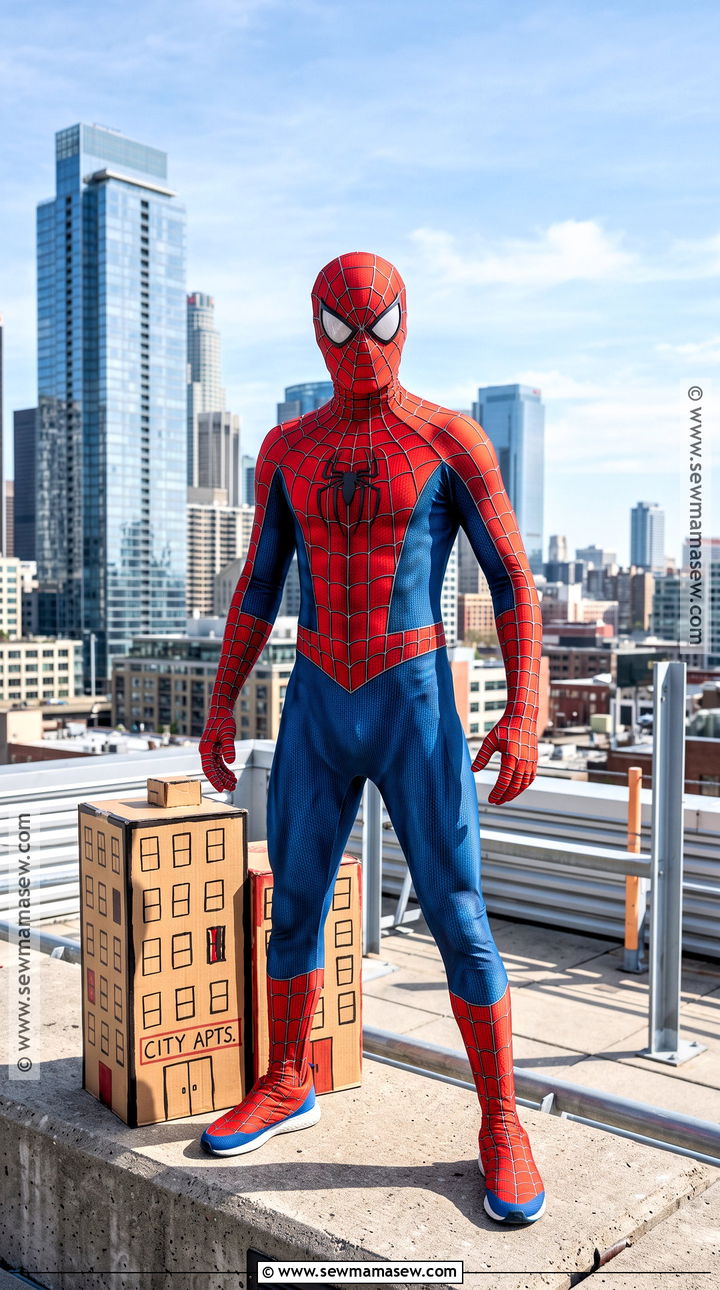 Spider Man Bodysuit Costume - 45 male halloween costumes