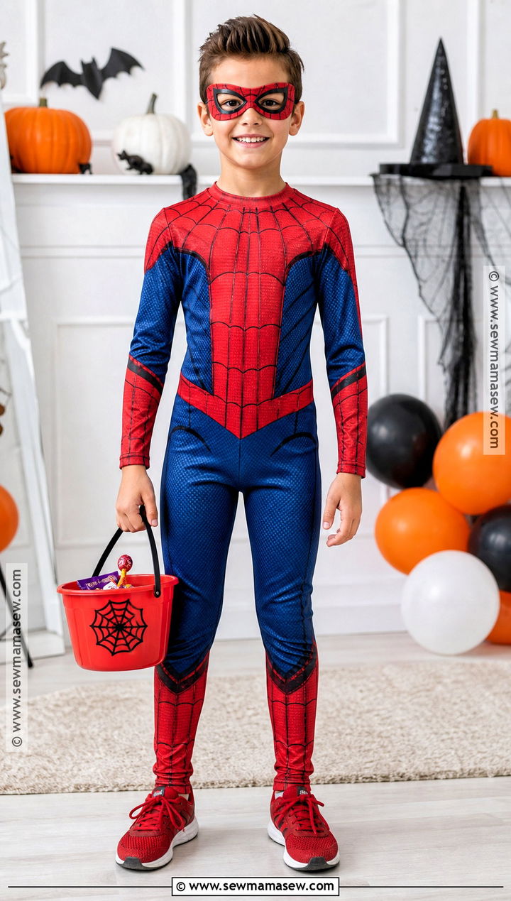 Spider Man Costume - 40 halloween costumes for boys