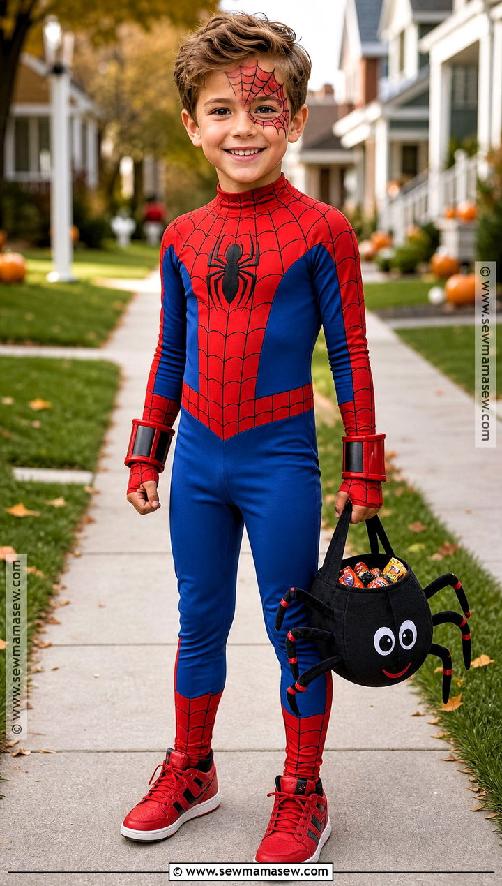 Spider Man Costume - 45 boy halloween costumes
