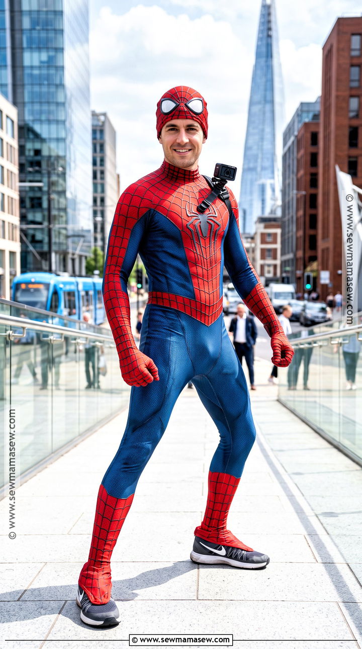 Spider Man Costume With Full Bodysuit - 50 men halloween costumes
