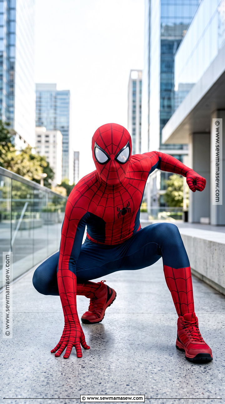 Spider Man Costume With Red And Blue Bodysuit - 30 superhero costume ideas