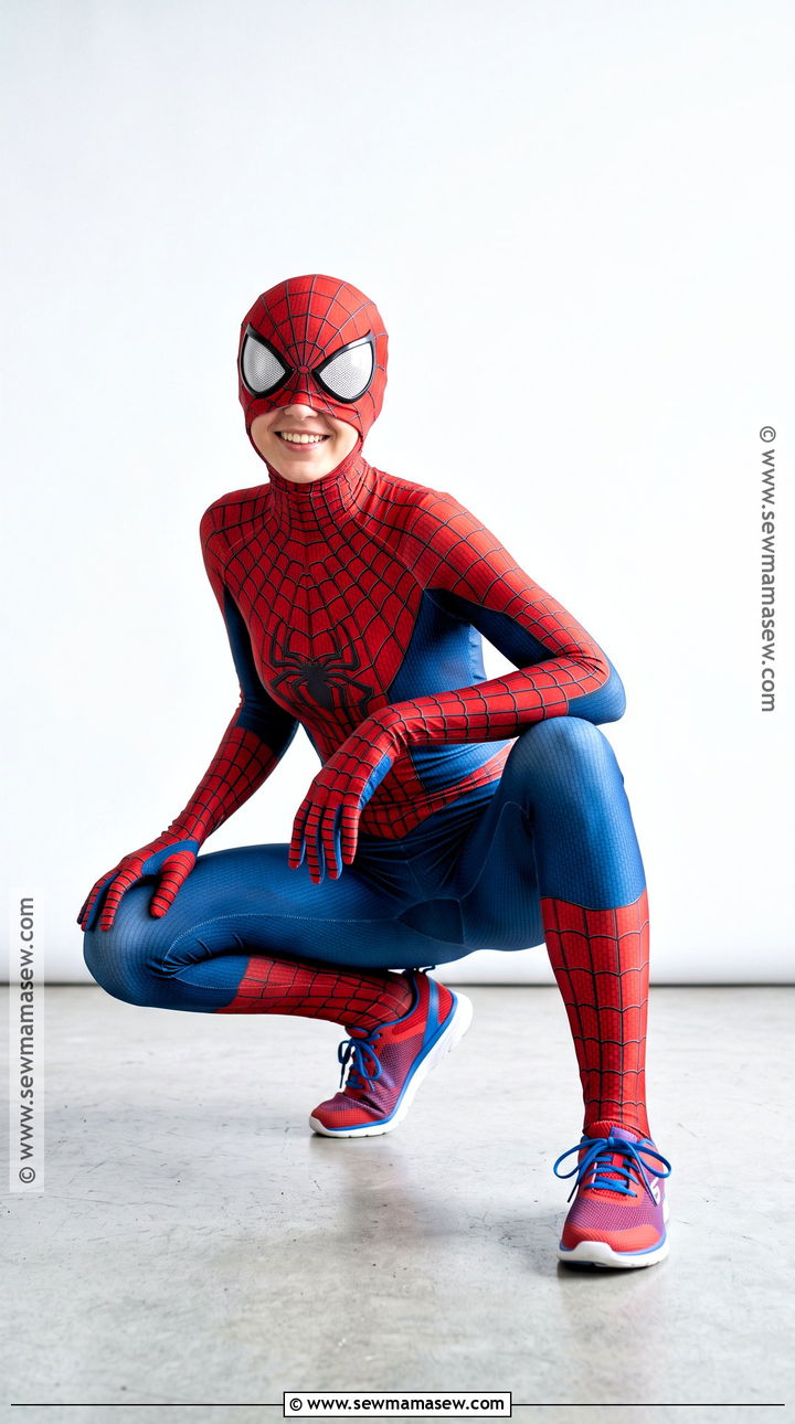 Spider Man Costume With Red And Blue Jumpsuit - 30 character costume ideas