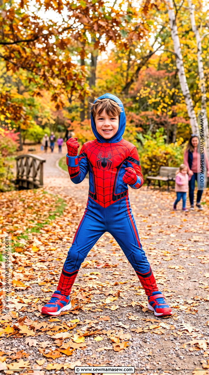 Spider Man Costume With Red And Blue Suit - 40 boys halloween costumes