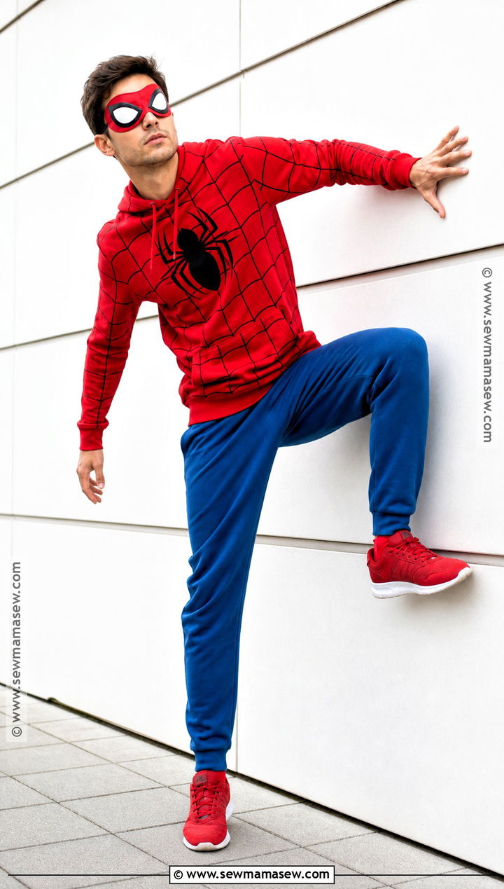Spider Man Costume With Red Hoodie - 30 Easy Superhero Costumes
