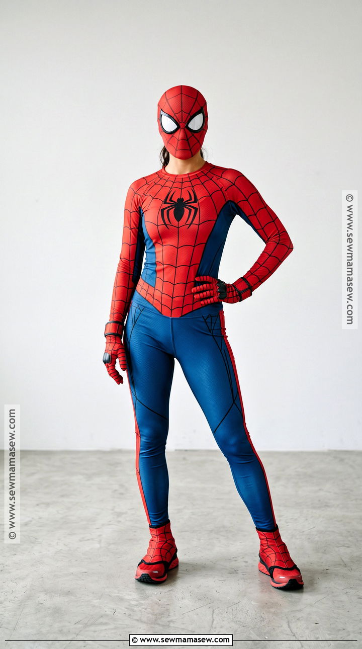 Spider Man Costume With Red Mask - 30 childhood heroes costume ideas